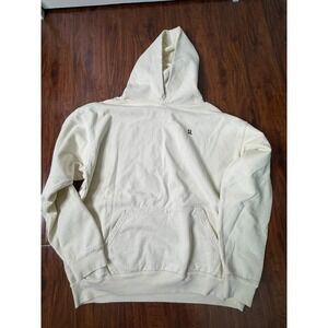 Samaria Leah Pullover Hoodie Sweatshirt Womens 2XL White Minimalist Streetwear